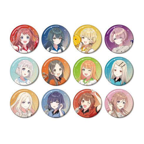 『学園アイドルマスター』描き下ろし ボウリングシャツver. トレーディンググリッター缶バッジ(単位/BOX)